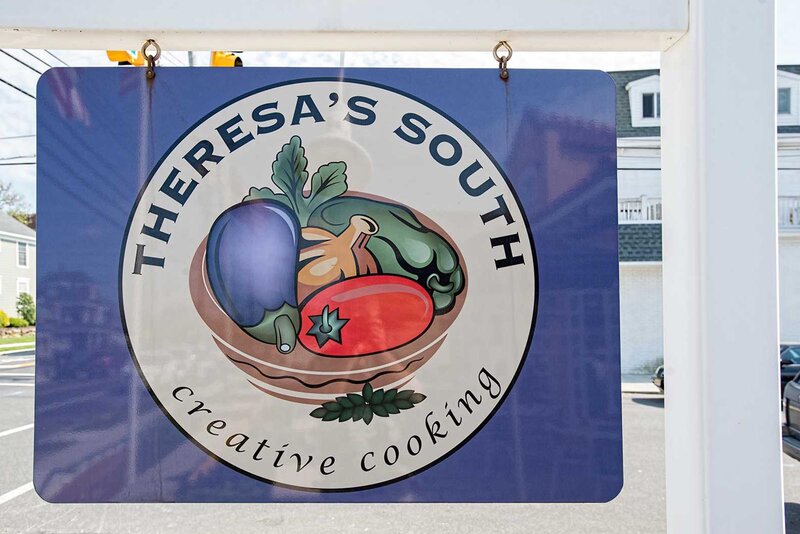Theresa's South sign